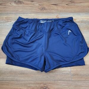 Head Shorts Womens XS Navy Blue